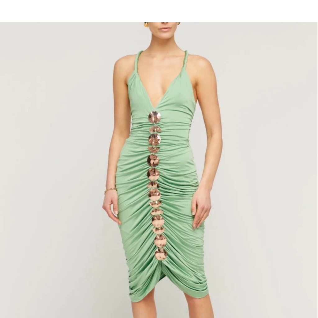 Cult Gaia Green Dress
